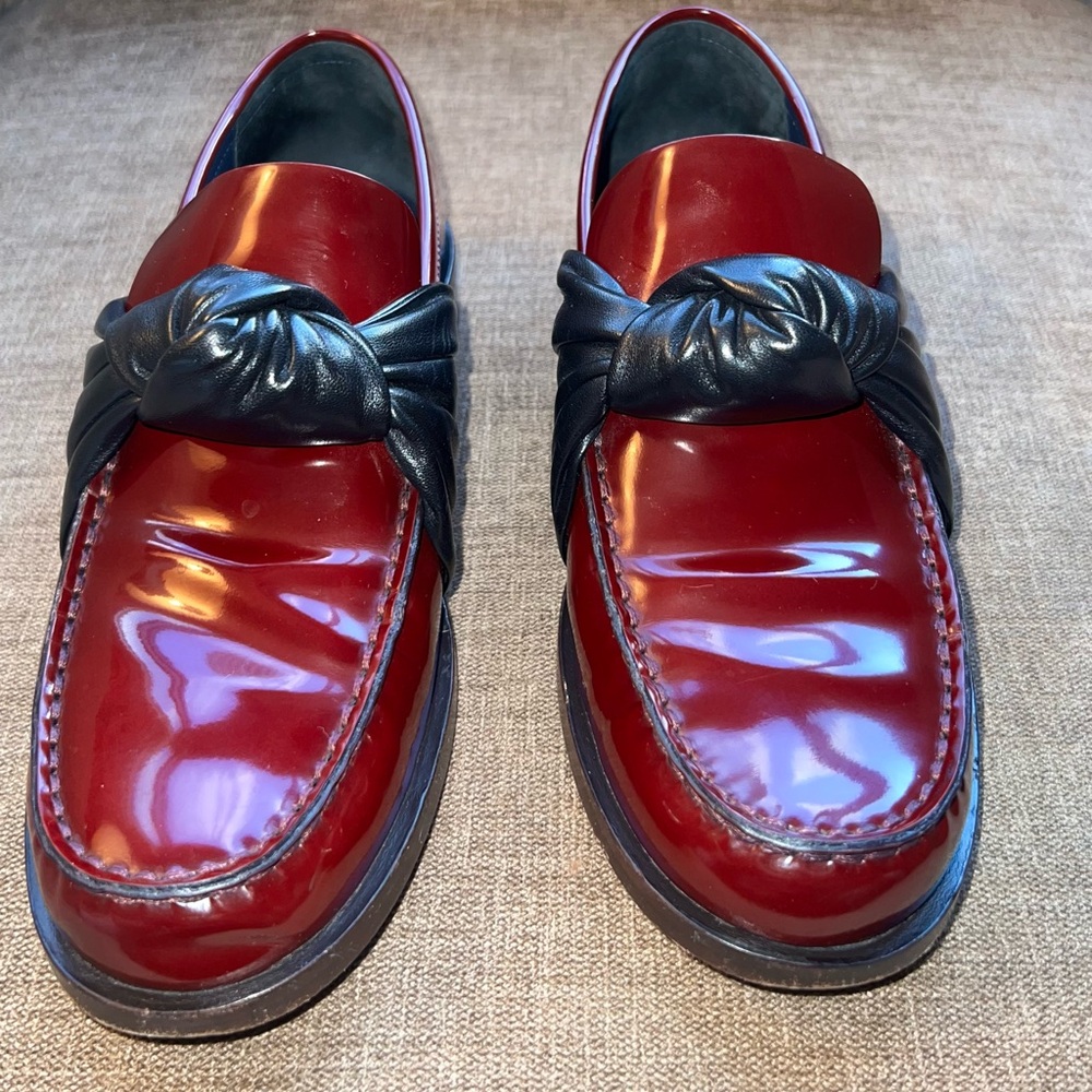 CÉLINE KNOT POLISHED HALBSCHUHE COLLEGE LOAFERS